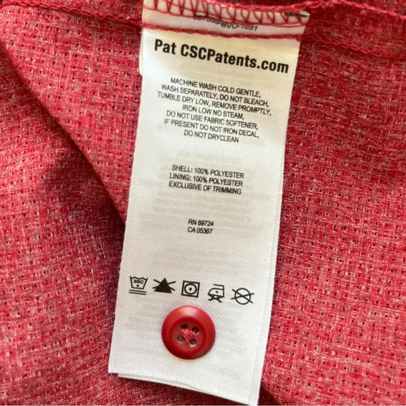 Columbia Omni Freeze Zero Titanium Vented Shirt Red XL or XXL Outdoor Cooling - Picture 12 of 12